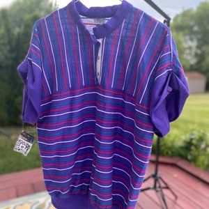 cuffed sleeve quarter button